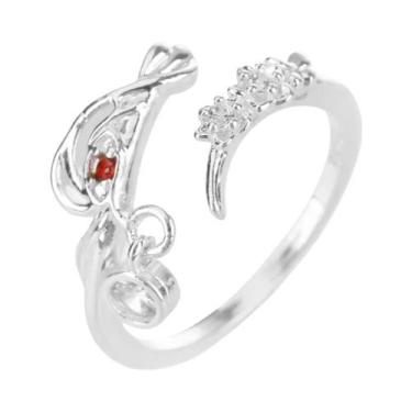 Imagem de Anéis De Casal Ajustáveis Unissex De Anime Tian Guan Ci Fu Hua Cheng X