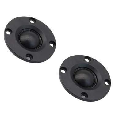 Imagem de LinaLife Pacote com 2 alto-falantes de áudio tweeter de 5 cm, 4 Ohm, 20 W, filme de seda transparente, alto-falantes agudos HiFi Sound Music Home