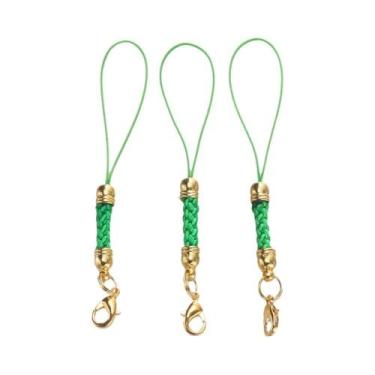 Imagem de Corda Para Chaveiro DIY Com Fecho Lagosta, Argolas De Ligação, Cordão 