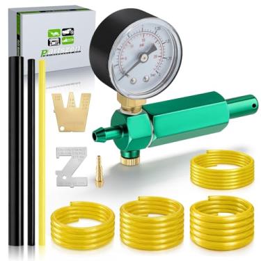 Imagem de partszen Detector de vazamento de carburador para Walbro 57-21-1 Tillotson 243-504 substitui ZAMA ZPG-2 com ferramentas de ajuste de alavanca de medição substitui para Walbro e Zama ZT-1 500-13