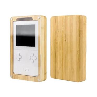 Imagem de Caixa De Armazenamento Magnética De Bambu Para Console De Jogo Analogu