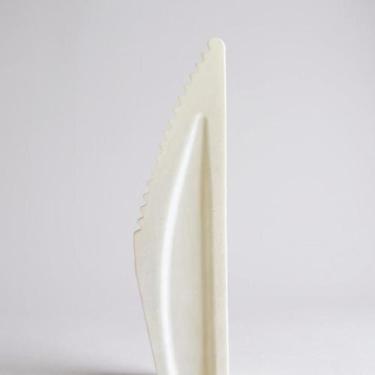 Imagem de FACA DE BAGAÇO DE CANA DE AÇÚCAR DESCARTÁVEL BIODEGRADÁVEL TAKEPAPPER 