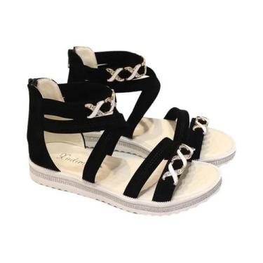 Imagem de Sandálias Femininas De Verão Com Ponta Aberta, Calçados Macios Para Ca