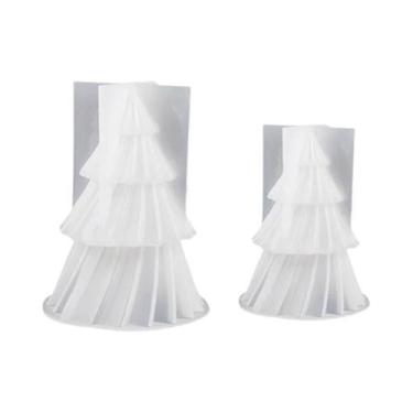 Imagem de Moldes De Resina Para Enfeites De Árvore De Natal, 2 Peças De Silicone