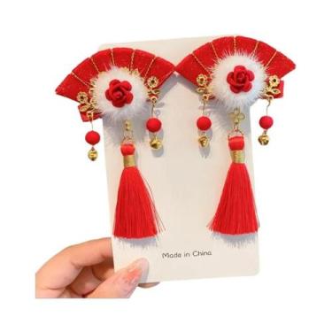 Imagem de Acessórios De Cabelo Estilo Chinês Para Meninas, Cartões De Cabelo, Le