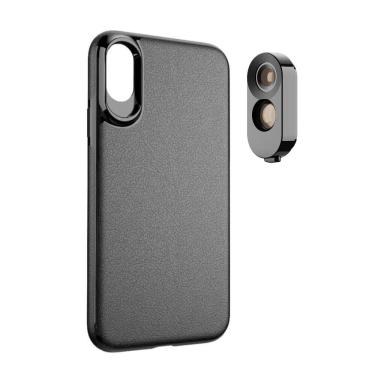 Imagem de Lente Olho de Peixe e Telefoto + Case para iPhone XS Max Apexel
