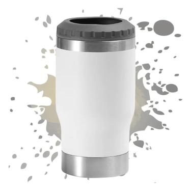 Imagem de Copo Térmico Suporte De Copo 5 Em 1 Porta Long Neck E Branco