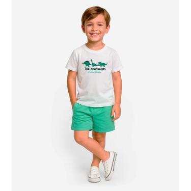 Imagem de Conjunto Infantil Camiseta Com Bermuda Select Branco, 1, Branco