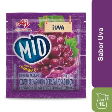 Imagem de Refresco em pó MID Sabor Uva 20g