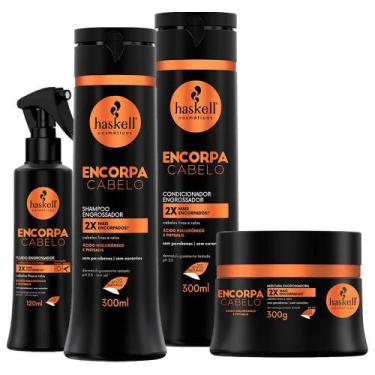 Imagem de Kit Completo Haskell Encorpa Cabelo 300Ml