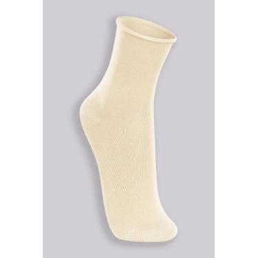 Imagem de Meia Sem Punho Algodão Feminina Sportware Lupo 4421, Tamanho 34 a 39.,