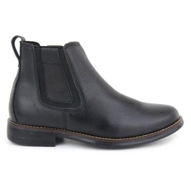 Imagem de Botina Masculina VM  Original Couro Legitimo FLOTER Sella, Preto, 39
