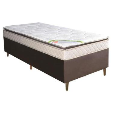 Imagem de Colchão Solteiro D45 Alfa + Base 088X188X62 - Bom Pastor