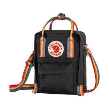 Imagem de Bolsa Kånken Rainbow Sling Preta-Unissex