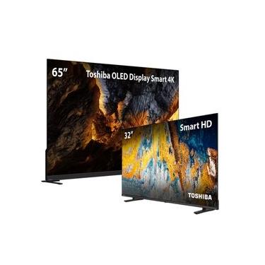 Imagem de Compre Smart TV 65” Toshiba OLED 4K e Leve Smart TV 32" DLED HD - TB0183MK TB0183MK