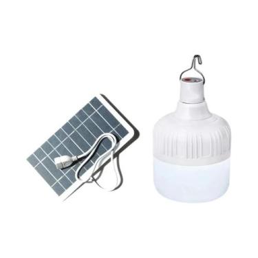 Imagem de Lanterna Portátil LED Solar Recarregável Por USB, Luz De Emergência Pa