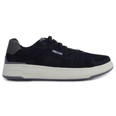 Imagem de Sapatênis Masculino Ferracini Locker Nobuck Preto - 7161-Masculino
