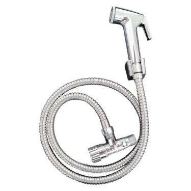 Imagem de Ducha Higiênica Chuveirinho 1/4 Cromada Gatilho ABS Fertak