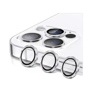 Imagem de Protetor De Lente De Câmera Em Vidro Temperado De Alumínio Para iPhone