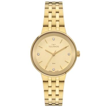 Imagem de Relógio Technos Feminino Ref: 2035nfm/1x Fashion Dourado