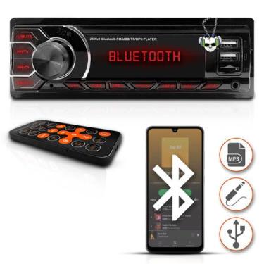 Imagem de Som Automotivo Universal Mp3 Rádio Player Usb Buetooth Sd Pendrive - F