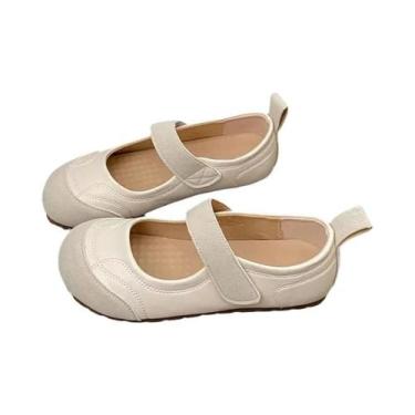 Imagem de Sapatos Femininos Mary Jane Com Alça Ajustável, Leves E Casuais, Para 