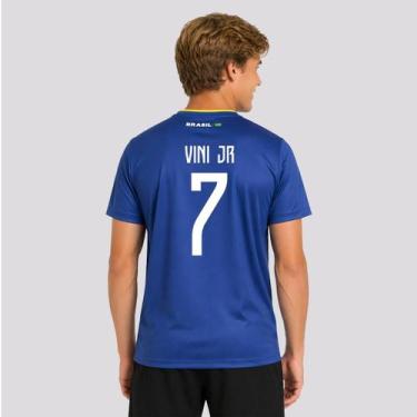 Imagem de Camisa Brasil Logo Samba 7 Vini Jr - Braziline, G