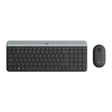 Imagem de Teclado e mouse sem fio mk470 preto logitech 920-009268