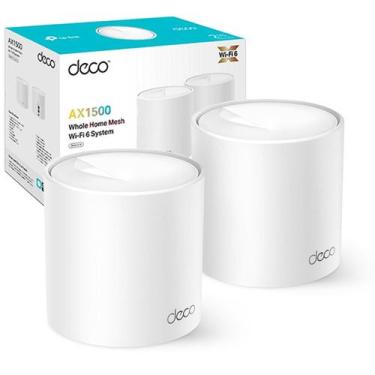 Imagem de TP-Link Deco X10 (2-Pack)(BR) Kit Roteador Mesh AX1500 Wi-Fi 6 Dual-Ba