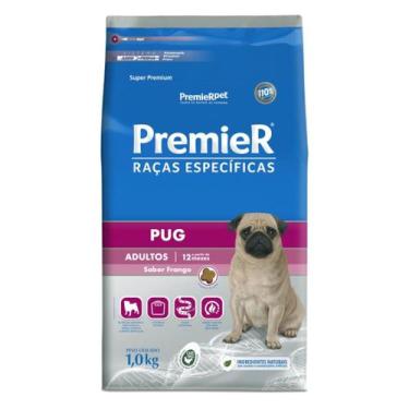 Imagem de Raçao Premier Raças Especificas Caes Adultos Pug 1 kg - PREMIER PET