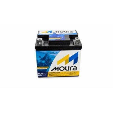 Imagem de Moura MA5-D 12V 5Ah Selada AGM VRLA para Motocicleta