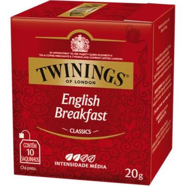 Imagem de Chá Preto English Breakfast 20 G Twinings Of London 20g 10 Sachês