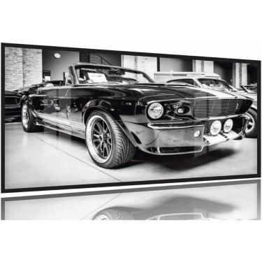 Imagem de Quadro Decorativo Mustang Shelby 130x60 Moldura Preta 2x2
