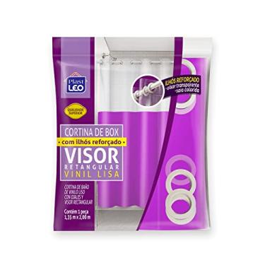 Imagem de Cortina para Box Lilás com Ilhós Visor Cristal (1, 35x2, 00m) | Plast Leo (Ref.641-A)