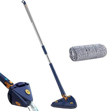 Imagem de Mop limpador de parede, Mop de limpeza giratório ajustável 360, Mop triangular giratório, mop de poeira para piso, teto, parede e janela do carro Sritob