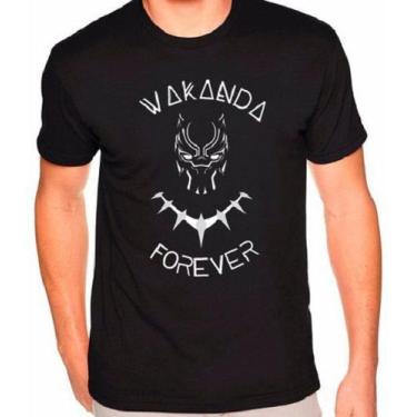 Imagem de Camiseta Camisa Wakanda Forever - Smart Stamp