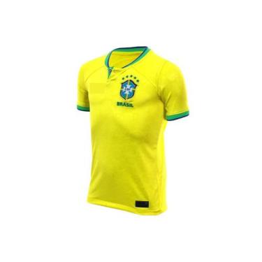 Imagem de Camiseta Da Seleção Brasileira Brasil Copa Do Mundo 2022 M/G/Gg - Netb