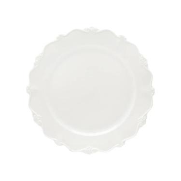 Imagem de Prato De Sobremesa Porcelana Branco Fancy 19,5cm - Wolff