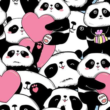Imagem de Papel de Parede Panda Coração