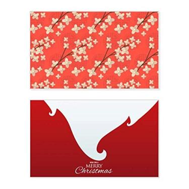 Imagem de Japan Black Branch Sakura Holiday Holiday Merry Christmas Parabéns Card Christmas Letter Message