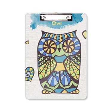 Imagem de Prancheta decorativa Love Owl para pasta de escrita A4