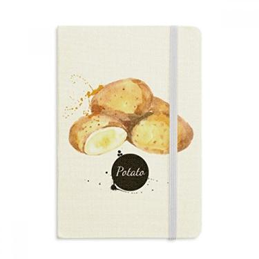 Imagem de Caderno de batata vegetal saboroso e saudável para aquarela, capa dura oficial, diário clássico