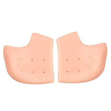 Imagem de Protetores De Manga De Almofada De Calcanhar 1 de palmilhas de silicone para plantar, protetores de calcanhar e manga almofadada, protetores para os pés, para , calcanhares rachados,