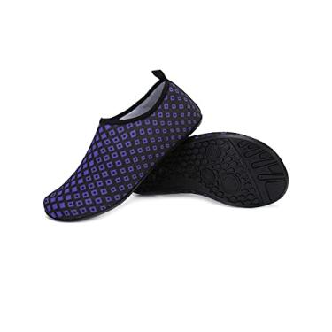 Imagem de Jueshanzj Sapatos de natação de verão com sola fina e sola descalço, pele aderente ao rio, sapatos de praia, K15, 4.5