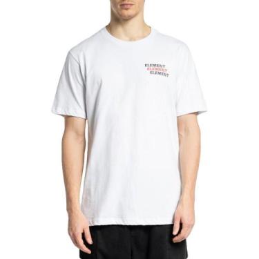 Imagem de Camiseta Element Curbs Wt23 Masculina Branco