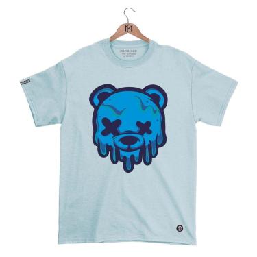 Imagem de Camiseta Máfia club Gola Redonda Estampa URSO XX 2 Streetwear fio 30.1 Penteado.