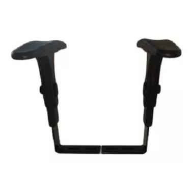 Imagem de Par Braço Digitador com Regulagem por Botão para Cadeira de Escritório - Escritex