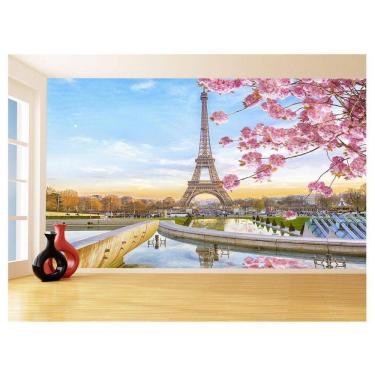 Imagem de Papel De Parede Cidade Paris Torre Eiffel Sol 3,5M Ncd323