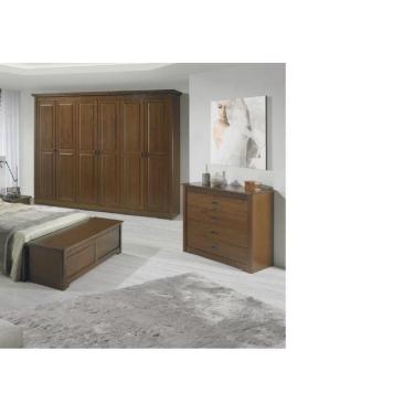 Imagem de Cômoda 4 Gavetas Paris Amendoa