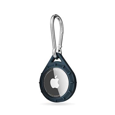 Imagem de Pelican Anel protetor de clipe para Apple AirTags com clipe de mosquetão – Suporte – Capa – Azul marinho